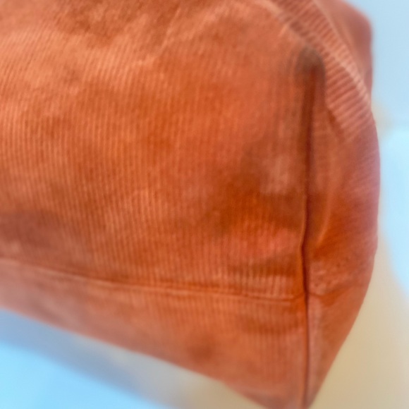 Madewell Transport tote “corduroy” suede burnt orange - Picture 13 of 16